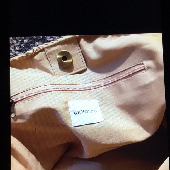 GH BASS co. Bag straw natural NWT - Picture 3 of 3